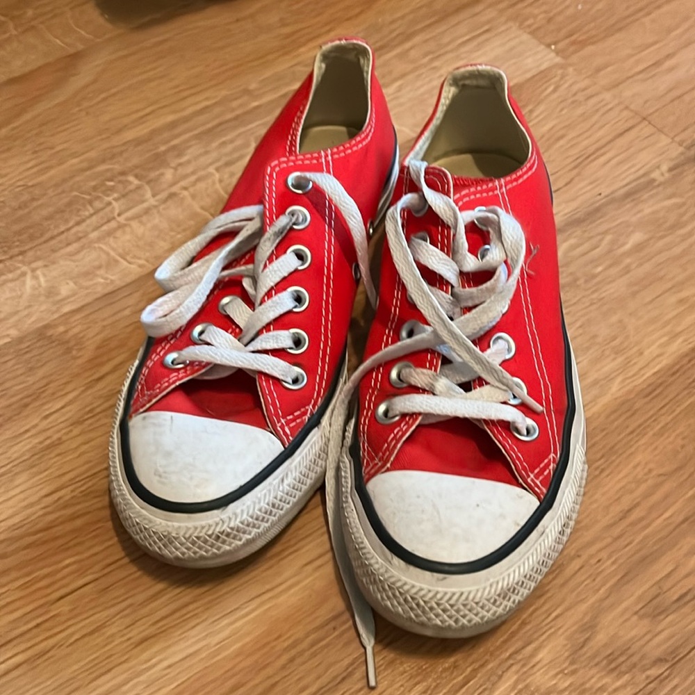 Converse All Star Red Low Top Classic Canvas